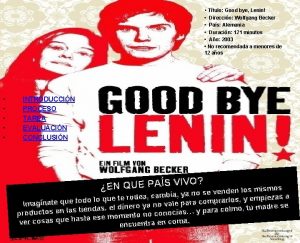 Ttulo Good bye Lenin Direccin Wolfgang Becker Pas