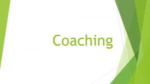 Coaching How are School Readiness Goals connected to