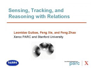 Sensing Tracking and Reasoning with Relations Leonidas Guibas