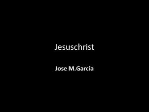 Jesuschrist Jose M Garcia Salvation Jesus can save