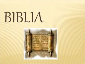 BIBLIA CO TO JEST BIBLIA Biblia Pismo wite