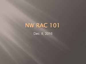 NW RAC 101 Dec 8 2016 BLM RAC