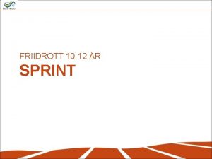 FRIIDROTT 10 12 R SPRINT FRIIDROTT 10 12