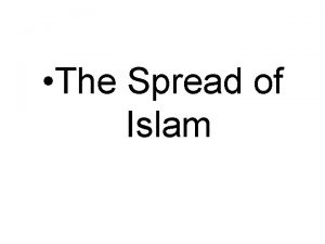 The Spread of Islam Arabia Before Muhammad Pastoral