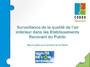 Surveillance de la qualit de lair intrieur dans