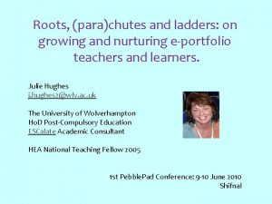 Roots parachutes and ladders on growing and nurturing
