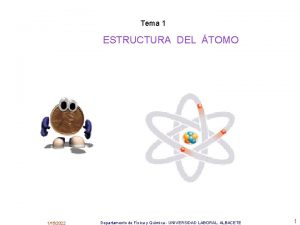 Tema 1 ESTRUCTURA DEL TOMO 1152022 Departamento de