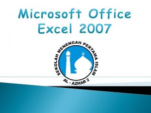 Definisi Microsoft Excel adalah program aplikasi pengolah angka