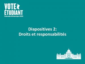 Diapositives 2 Droits et responsabilits Discussion Questce que