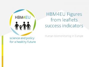 HBM 4 EU Figures from leaflets success indicators