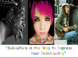 LOGO Subculture is the Way to Express Your