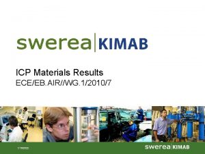 ICP Materials Results ECEEB AIRWG 120107 1152022 Trends