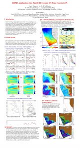 ROMS Application into Pacific Ocean and US West