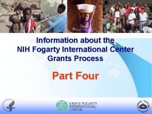 Information about the NIH Fogarty International Center Grants