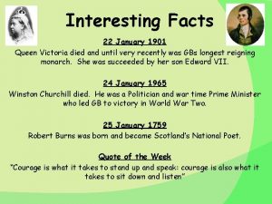 Interesting Facts 22 January 1901 Queen Victoria died