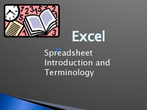 Excel Spreadsheet Introduction and Terminology Quick Access toolbar