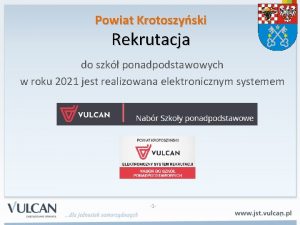 Powiat Krotoszyski Rekrutacja do szk ponadpodstawowych w roku