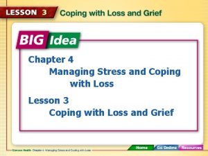 Chapter 4 Managing Stress and Coping with Loss