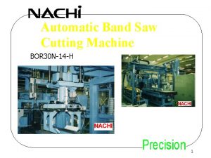 Automatic Band Saw Cutting Machine BOR 30 N14