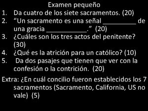 Examen pequeo 1 Da cuatro de los siete