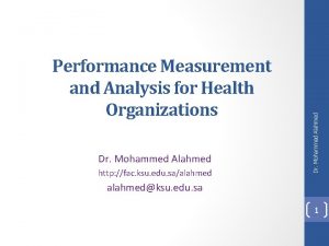 Dr Mohammed Alahmed http fac ksu edu saalahmed