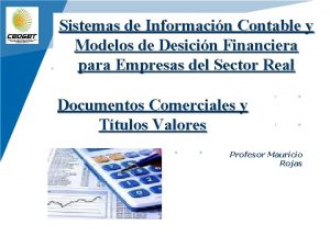 Sistemas de Informacin Contable y Modelos de Desicin