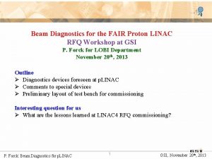 Beam Diagnostics for the FAIR Proton LINAC RFQ