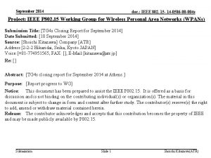 September 2014 doc IEEE 802 15 14 0586