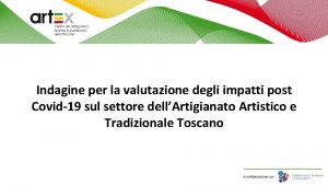 Indagine per la valutazione degli impatti post Covid19