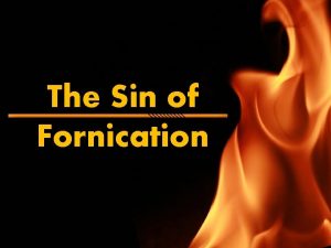 The Sin of Fornication What is Fornication pornos