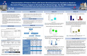 Characterization of Preterm Infants with Severe Bronchopulmonary Dysplasia