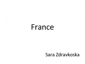 France Sara Zdravkoska Le Panthon Le Panthon is