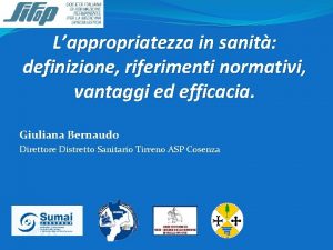 Lappropriatezza in sanit definizione riferimenti normativi vantaggi ed