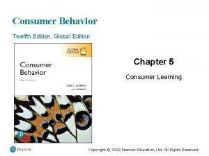 Consumer Behavior Twelfth Edition Global Edition Chapter 5