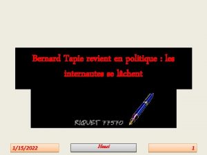 Bernard Tapie revient en politique les internautes se