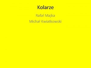 Kolarze Rafa Majka Micha Kwiatkowski Rafa Majka ur