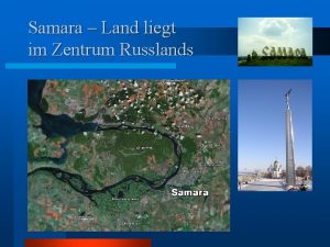 Samara Land liegt im Zentrum Russlands Die Stadt