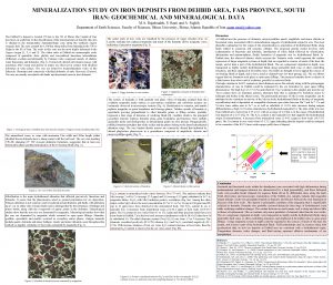 MINERALIZATION STUDY ON IRON DEPOSITS FROM DEHBID AREA