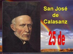San Jos de Calasanz San Jos de Calasanz