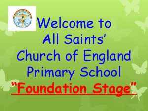 Welcome to All Saints Church of England Primary