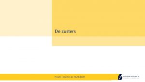 De zusters Esmee Kramers dd 00 00 2020