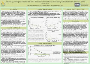 Comparing retrospective and realtime measures of mood and