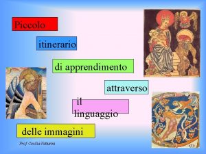 Piccolo itinerario di apprendimento attraverso il linguaggio delle