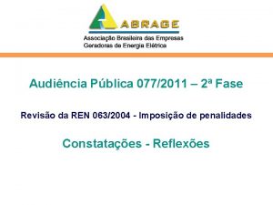 Audincia Pblica 0772011 2 Fase Reviso da REN