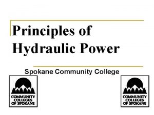 Principles of Hydraulic Power Spokane Community College Advantages