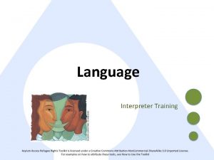 Language Interpreter Training Language Training Topics Language Training