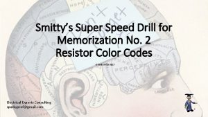 Smittys Super Speed Drill for Memorization No 2