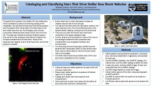 Cataloging and Classifying Stars That Drive Stellar Bow