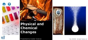 Physical and Chemical Changes Presented by Kesler Science