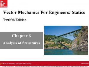 Vector Mechanics For Engineers Statics Twelfth Edition Chapter